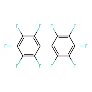 Decafluorobiphenyl structure