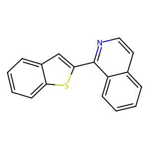 1-(1-benzothiophen-2-yl)isoquinoline structure