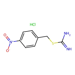 (4-nitrophenyl)methyl carbamimidothioatehydrochloride structure
