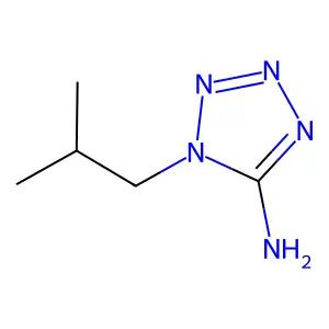 1-(2-methylpropyl)tetrazol-5-amine structure