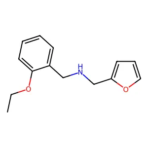 1-(2-ethoxyphenyl)-N-(furan-2-ylmethyl)methanamine structure