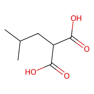 Isobutylmalonic acid structure