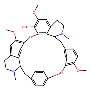 Fangchinoline structure