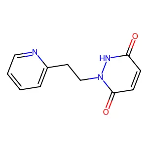 1,2-dihydro-1-(2-(2-pyridyl)-ethyl)-3,6-pyridazinedione structure