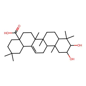 Maslinic acid structure