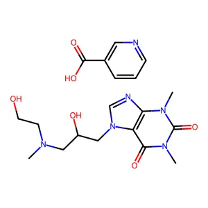 Xanthinol nicotinate structure