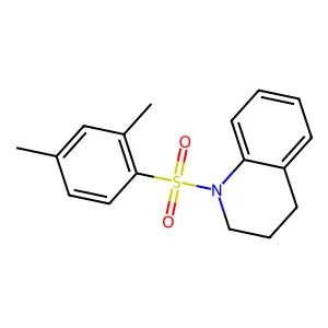 1-[(2,4-dimethylphenyl)sulfonyl]-1,2,3,4-tetrahydroquinoline structure