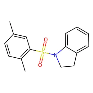 1-[(2,5-dimethylphenyl)sulfonyl]indoline structure