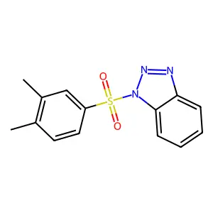 1-(3,4-dimethylphenyl)sulfonylbenzotriazole structure