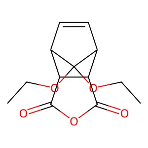 10,10-diethoxy-4-oxatricyclo[5.2.1.02,6]dec-8-ene-3,5-dione structure