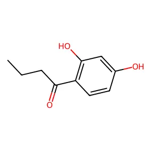 1-(2,4-dihydroxyphenyl)butan-1-one structure
