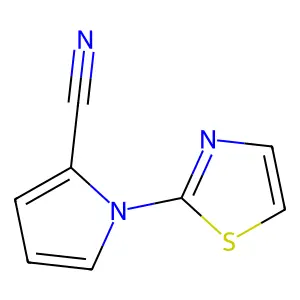 1-(1,3-thiazol-2-yl)-1H-pyrrole-2-carbonitrile structure