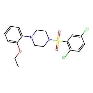 1-(2,5-dichlorophenyl)sulfonyl-4-(2-ethoxyphenyl)piperazine structure