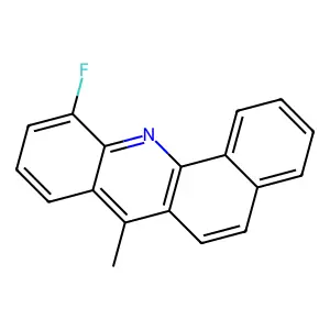 11-fluoro-7-methylbenzo[c]acridine structure