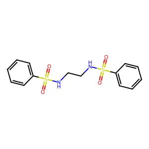 N,N'-Ethylenebisbenzenesulfonamide structure
