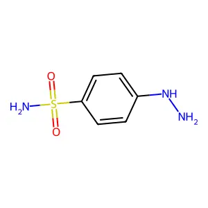 p-Hydrazinobenzenesulphonamide structure