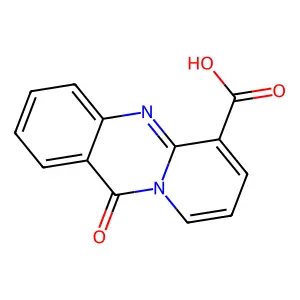 11-Oxo-11H-pyrido[2,1-b]quinazoline-6-carboxylic acid structure