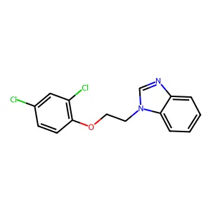 1-[2-(2,4-dichlorophenoxy)ethyl]-1H-benzimidazole structure