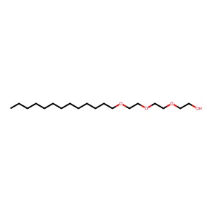 Triethylene glycol monotridecyl ether structure