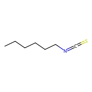 Hexyl isothiocyanate structure