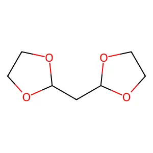 2,2'-Methylenebis(1,3-dioxolane) structure