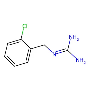 1-(2-chlorobenzyl)guanidine structure