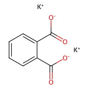 Phthalic acid, dipotassium salt structure