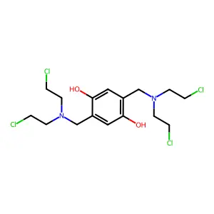 Hydroquinone mustard structure