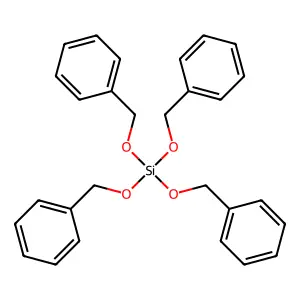 Tetrabenzyl orthosilicate structure