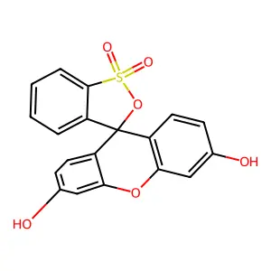 Sulfonefluorescein structure