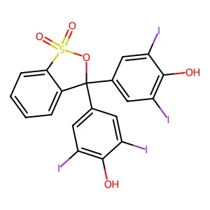 Iodophenol blue structure
