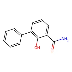 Salicylamide, 3-phenyl- structure