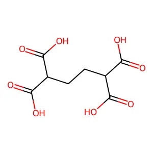 1,1,4,4-Butanetetracarboxylic acid structure