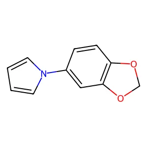 1-(1,3-benzodioxol-5-yl)-1H-pyrrole structure
