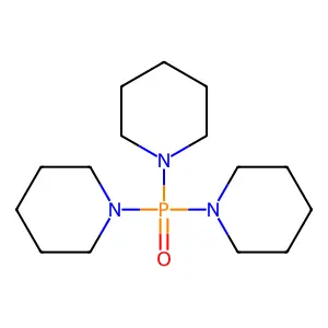 Tripiperidinophosphine oxide structure