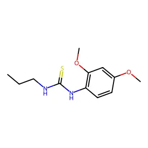 1-(2,4-dimethoxyphenyl)-3-propylthiourea structure