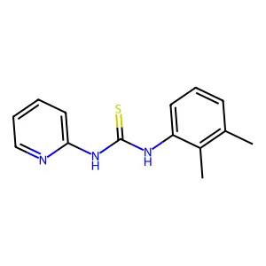 1-(2,3-dimethylphenyl)-3-pyridin-2-ylthiourea structure