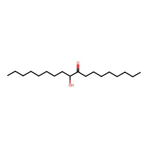 10-Hydroxyoctadecan-9-one structure