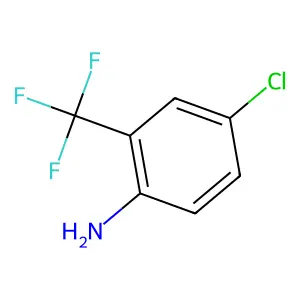 Benzenamine, 4-chloro-2-(trifluoromethyl)- structure