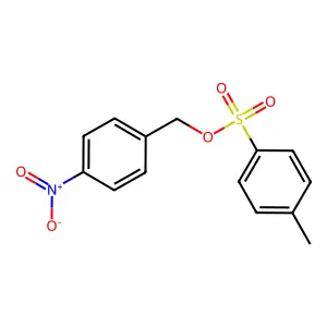 Benzenemethanol, 4-nitro-, 4-methylbenzenesulfonate (ester) structure
