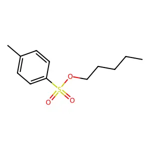 Pentyl 4-methylbenzenesulfonate structure