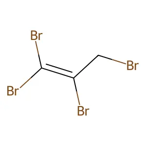 1,1,2,3-tetrabromoprop-1-ene structure