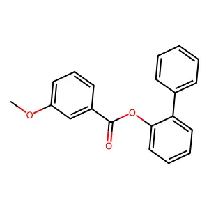 [1,1'-biphenyl]-2-yl 3-methoxybenzoate structure