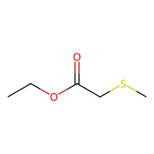 Ethyl (methylthio)acetate structure