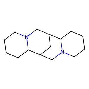 Sparteine non-stereo structure