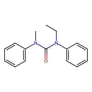 1-Ethyl-3-methyldiphenylurea structure