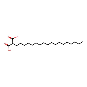 Stearylmalonic acid structure