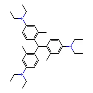 Benzenamine, 4,4',4''-methylidynetris[N,N-diethyl-3-methyl- structure