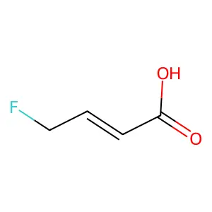 Compound C4H5FO2 structure