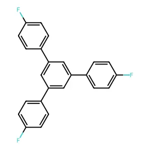 1,3,5-tris(4-fluorophenyl)benzene structure